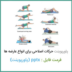 دانلود پاورپوينت حرکات اصلاحی برای انواع عارضه ها دانلود پاورپوينت حرکات اصلاحی برای انواع عارضه ها